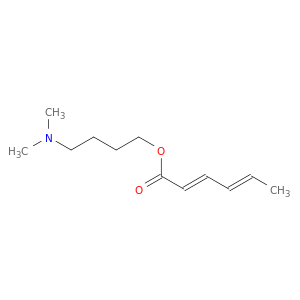 2,4-Hexadienoic acid, 4-(dimethylamino)butyl ester, (E,E)-