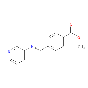 Benzoic acid, 4-[(3-pyridinylimino)methyl]-, methyl ester
