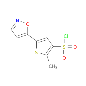 5-(Isoxazol-5-yl)-2-methylthiophene-3-sulfonyl chloride