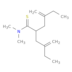 Hexanethioamide, N,N-dimethyl-4-methylene-2-(2-methylenebutyl)-