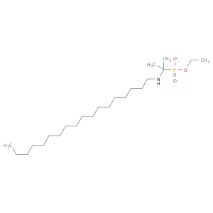 Phosphonic acid, [1-methyl-1-(octadecylamino)ethyl]-, monoethyl ester