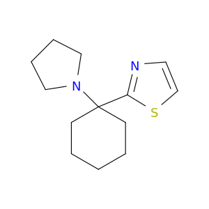 Thiazole, 2-[1-(1-pyrrolidinyl)cyclohexyl]-