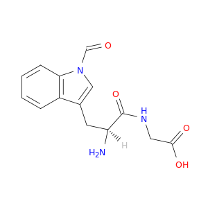 Glycine, N-(1-formyl-L-tryptophyl)-