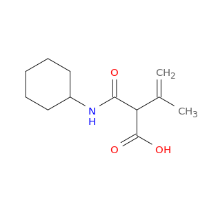 3-Butenoic acid, 2-[(cyclohexylamino)carbonyl]-3-methyl-