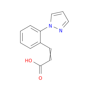 3-[2-(1H-Pyrazol-1-yl)phenyl]prop-2-enoic Acid