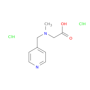 甘氨酸,N-甲基-N-(4-吡啶基甲基)-,盐酸盐(1：2)