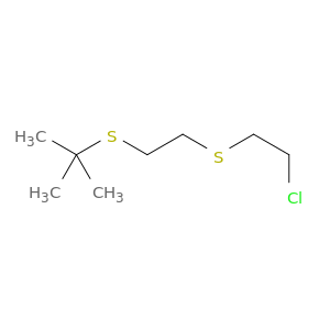 Propane, 2-[[2-[(2-chloroethyl)thio]ethyl]thio]-2-methyl-