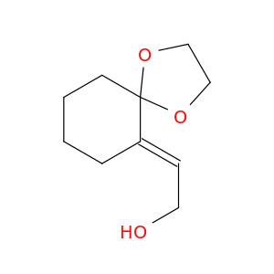 Ethanol, 2-(1,4-dioxaspiro[4.5]dec-6-ylidene)-, (E)-