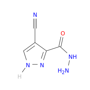 1H-Pyrazole-3-carboxylicacid, 4-cyano-, hydrazide