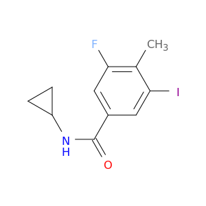 N-Cyclopropyl-3-fluoro-5-iodo-4-methylbenzamide