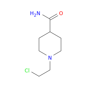 4-Piperidinecarboxamide, 1-(2-chloroethyl)-