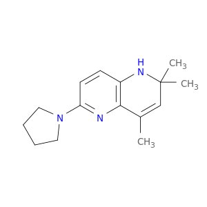 1,5-Naphthyridine, 1,2-dihydro-2,2,4-trimethyl-6-(1-pyrrolidinyl)-