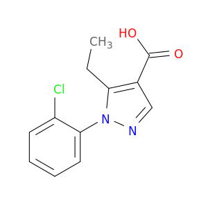1-(2-Chlorophenyl)-5-ethyl-1H-pyrazole-4-carboxylic Acid