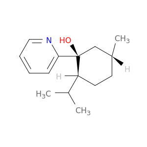 Cyclohexanol, 5-methyl-2-(1-methylethyl)-1-(2-pyridinyl)-, (1S,2S,5R)-