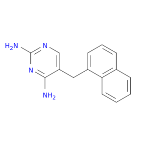 2,4-Pyrimidinediamine, 5-(1-naphthalenylmethyl)-