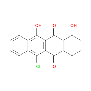 5,12-Naphthacenedione, 6-chloro-1,2,3,4-tetrahydro-1,11-dihydroxy-