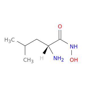 Pentanamide, 2-amino-N-hydroxy-4-methyl-, (R)-