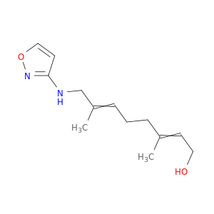 2,6-Octadien-1-ol, 8-(3-isoxazolylamino)-3,7-dimethyl-