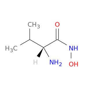 Butanamide, 2-amino-N-hydroxy-3-methyl-, (2R)-