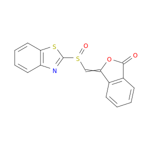 1(3H)-Isobenzofuranone, 3-[(2-benzothiazolylsulfinyl)methylene]-