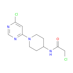 2-氯-N-[1-(6-氯-嘧啶-4-基)-哌啶-4-基]-乙酰胺