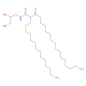 Octadecanamide, N-(2,3-dihydroxypropyl)-3-oxo-2-tetradecyl-