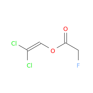 Acetic acid, fluoro-, 2,2-dichloroethenyl ester