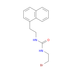 Urea,N-(2-bromoethyl)-N'-[2-(1-naphthalenyl)ethyl]-