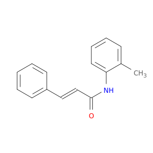 2-Propenamide, N-(2-methylphenyl)-3-phenyl-, (2E)-