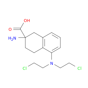 2-Naphthalenecarboxylicacid, 2-amino-5-[bis(2-chloroethyl)amino]-1,2,3,4-tetrahydro-