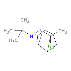 Diazene, (1-bicyclo[2.2.1]hept-2-yl-1-chloroethyl)(1,1-dimethylethyl)-