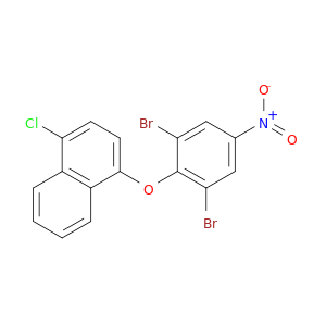 Naphthalene, 1-chloro-4-(2,6-dibromo-4-nitrophenoxy)-