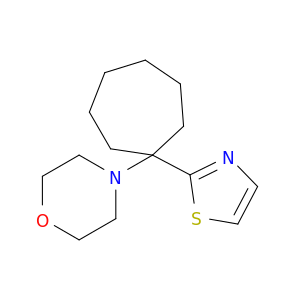 Morpholine, 4-[1-(2-thiazolyl)cycloheptyl]-