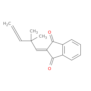 1H-Indene-1,3(2H)-dione, 2-(2,2-dimethyl-3,4-pentadienylidene)-