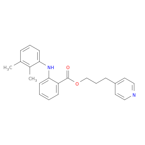 Benzoic acid, 2-[(2,3-dimethylphenyl)amino]-, 3-(4-pyridinyl)propyl ester