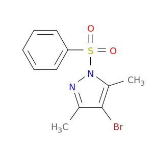 4-溴-3,5-二甲基-1-(苯磺酰基)-1H-吡唑