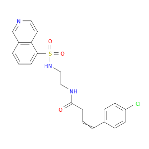 5-Isoquinolinesulfonamide,N-[2-[[3-(4-chlorophenyl)-2-propen-1-yl]formylamino]ethyl]-
