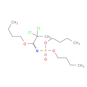 Propanimidic acid, 2,2-dichloro-N-(dibutoxyphosphinyl)-, butyl ester