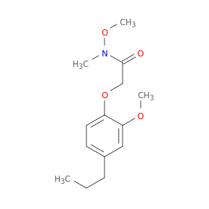 N,O-DIMETHYL-2-(2-METHOXY-4-PROPYLPHENOXY)ACETOHYDROXAMIC ACID