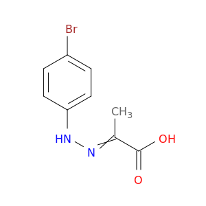 Propanoic acid, 2-[(4-bromophenyl)hydrazono]-