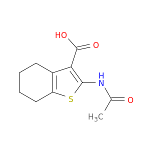 2-乙酰氨基-4,5,6,7-四氢-1-苯并噻吩-3-羧酸