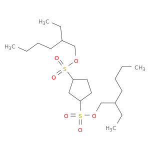 1,3-Cyclopentanedisulfonic acid, bis(2-ethylhexyl) ester