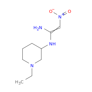 1,1-Ethenediamine, N-(1-ethyl-3-piperidinyl)-2-nitro-