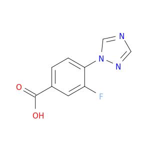 3-Fluoro-4-(1H-1,2,4-triazol-1-yl)benzoic Acid