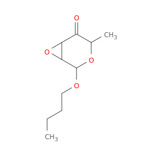 3,7-Dioxabicyclo[4.1.0]heptan-5-one, 2-butoxy-4-methyl-