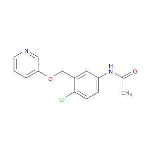 Acetamide, N-[4-chloro-3-[(3-pyridinyloxy)methyl]phenyl]-