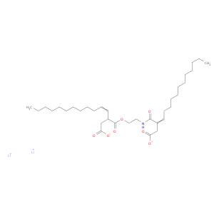DILITHIUM 1-(2-((2-(CARBOXYLATOMETHYL)-1-OXOTETRADECENYL)AMINO)ETHYL) 2-DODECENYLSUCCINATE