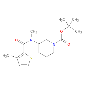3-[甲基-(3-甲基噻吩-2-羰基)-氨基]-哌啶-1-羧酸叔丁基酯