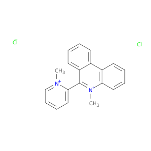 Phenanthridinium,5-methyl-6-(1-methylpyridinium-2-yl)-, chloride (1:2)
