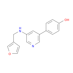 Phenol, 4-[5-[(3-furanylmethyl)amino]-3-pyridinyl]-